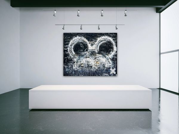 "Mickey swims to shore"